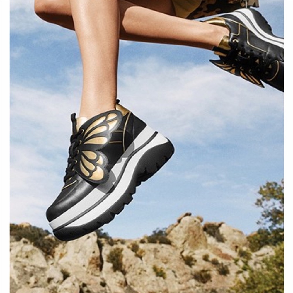 Michael Kors Butterfly Platform Tennis Shoes 8